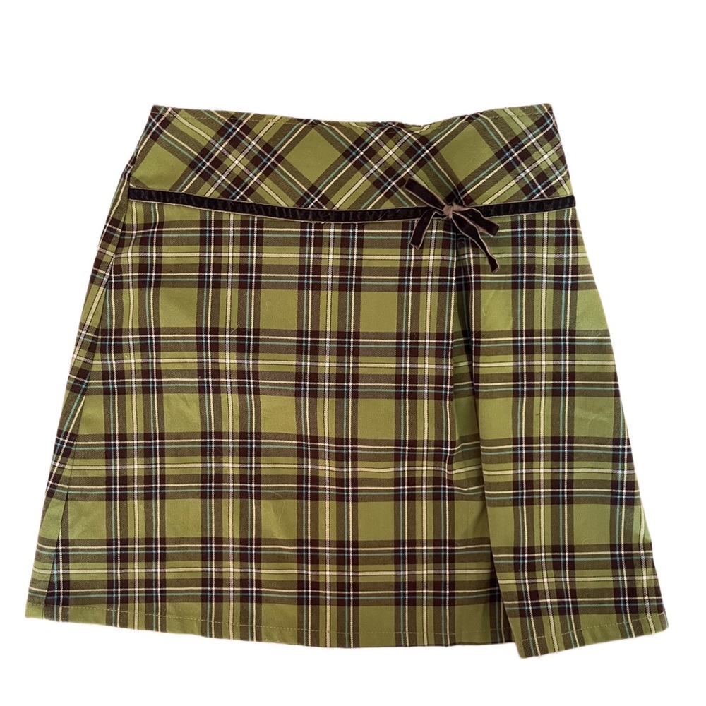 Vintage Y2K Plaid Mini Skirt